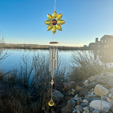 Load image into Gallery viewer, Golden Sunflower Wind Chime for Just Jill
