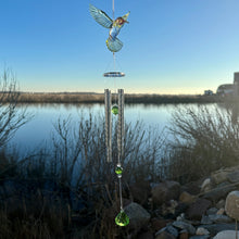 Load image into Gallery viewer, Red Throated Hummingbird Wind Chime for Just Jill
