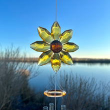 Load image into Gallery viewer, Golden Sunflower Wind Chime for Just Jill
