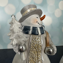 Load image into Gallery viewer, Set of 2 Snowman Couple with Presents and Tree for Just Jill
