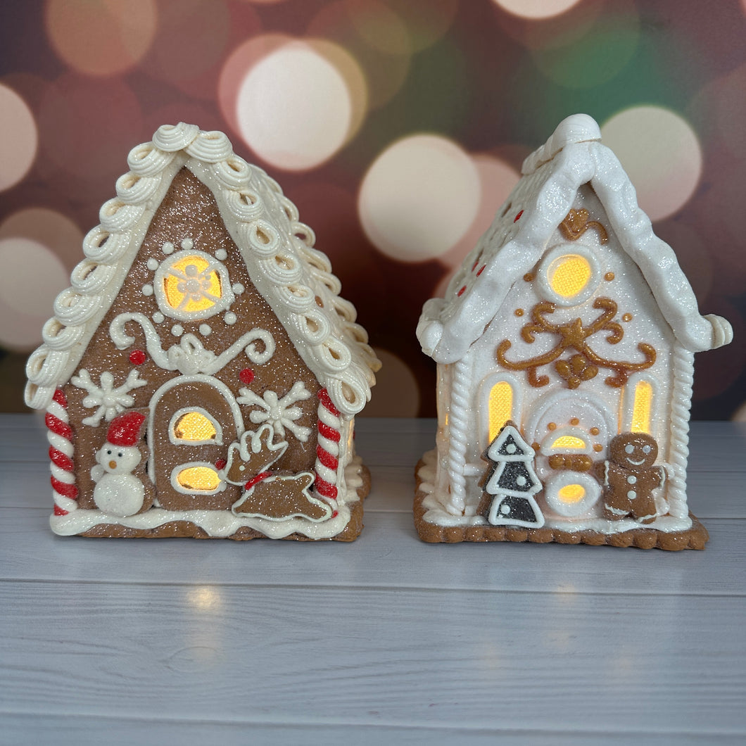 Set of 2 Gingerbread Houses for Just Jill