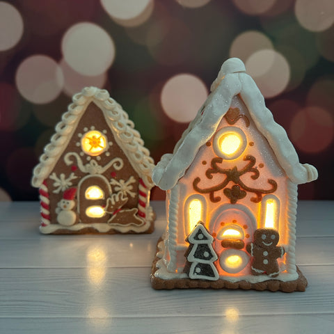 Set of 2 Gingerbread Houses for Just Jill