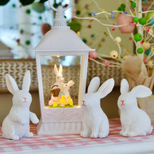 Load image into Gallery viewer, Set of 3 Whitewash Carved Bunnies for Just Jill
