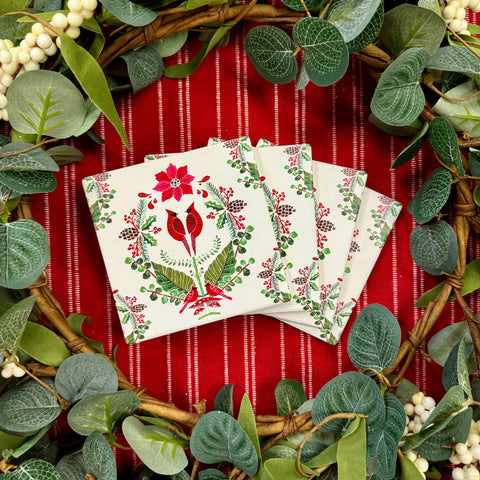 Holiday Coasters 4 pc Set for Just Jill