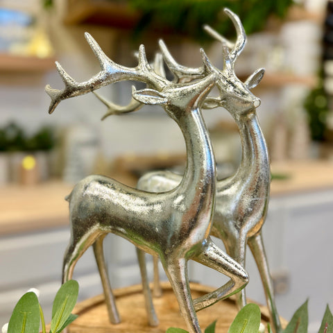 Set of 2 Sleek Modern Reindeer for Just Jill