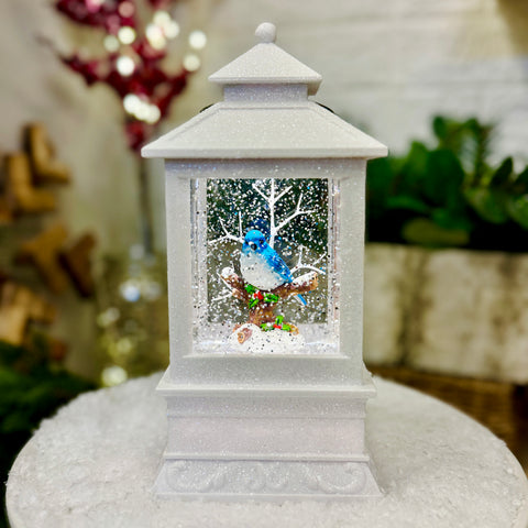 Winter Bluebird Lantern for Just Jill-SHIPS 8/5