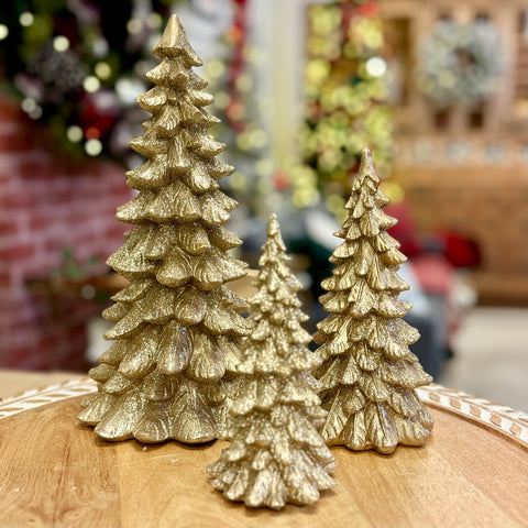Set of 3 Christmas Shimmer Trees for Just Jill