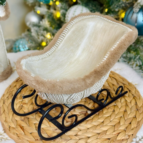 Cable Knit Sleigh for Just Jill