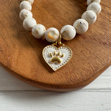 Load image into Gallery viewer, Powerbeads by jen Petites Mosaic Gold Quartz Agate Love of Animal Bracelet

