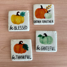 Load image into Gallery viewer, Rustic Harvest 4 pc Coaster Set for Just Jill
