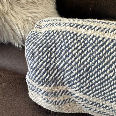 100% Cotton Woven Throw for Just Jill