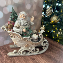 Load image into Gallery viewer, 12&quot; Santa in Accented Sleigh for Just Jill
