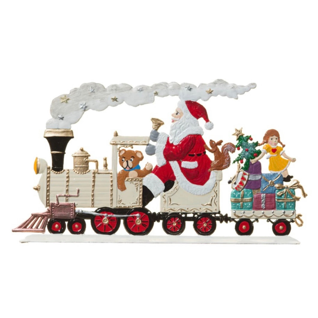 Christmas Express Hand Painted German Pewter Figurine