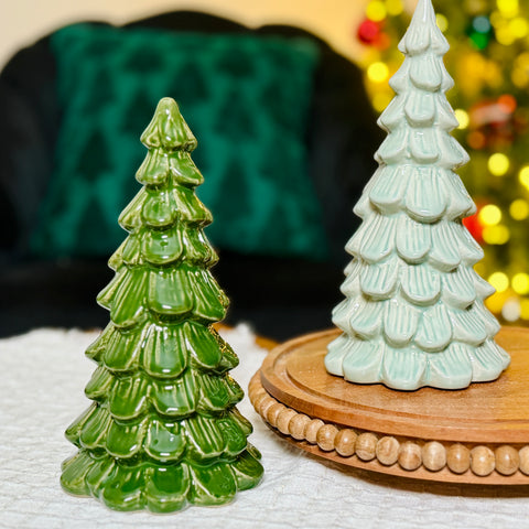 Set of 2 Glazed Trees for Just Jill-BOGO Offer