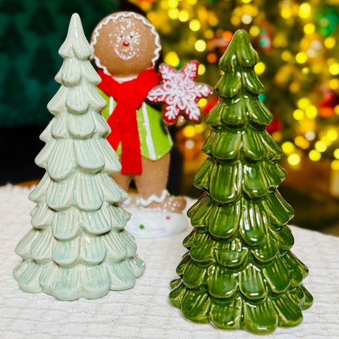 Set of 2 Glazed Trees for Just Jill-BOGO Offer