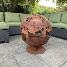 Load image into Gallery viewer, Esschert Designs Large Wildlife Pattern Fire Sphere

