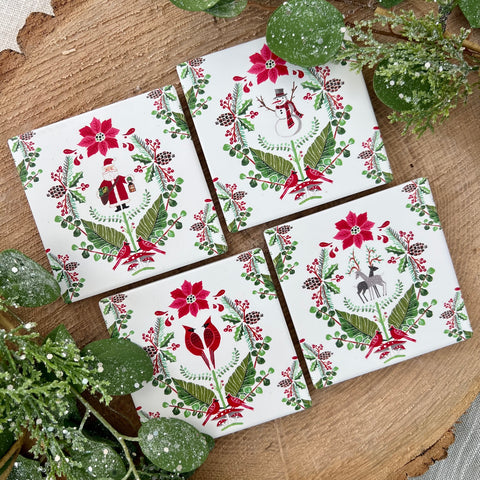 Holiday Coasters