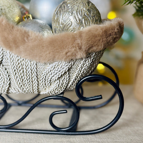 Cable Knit Sleigh for Just Jill