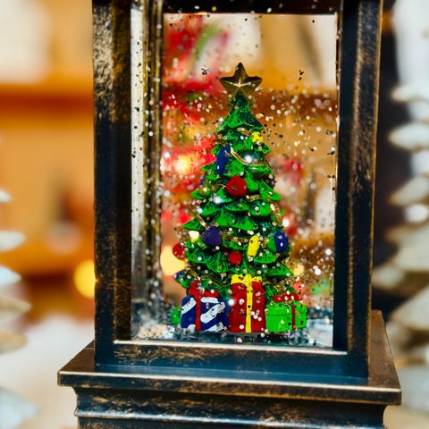 Christmas Tree Musical Lighted Water Lantern for Just Jill
