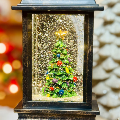 Christmas Tree Musical Lighted Water Lantern for Just Jill