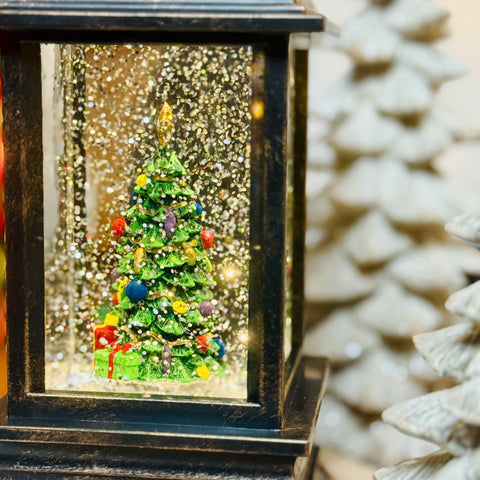 Christmas Tree Musical Lighted Water Lantern for Just Jill