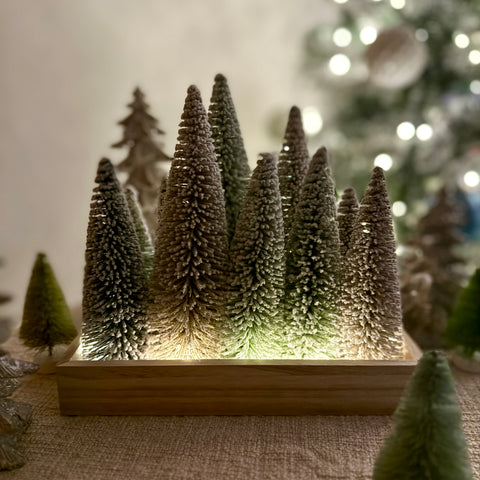 Snowy Tree Grove on Base for Just Jill