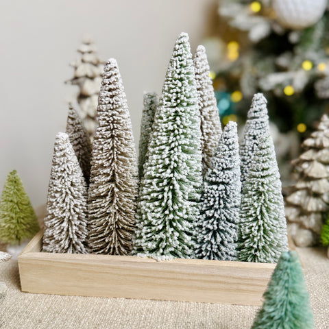 Snowy Tree Grove on Base for Just Jill