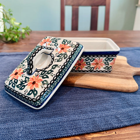 Polish Pottery Signature Butter Dish