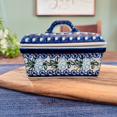 Polish Pottery Signature Butter Dish