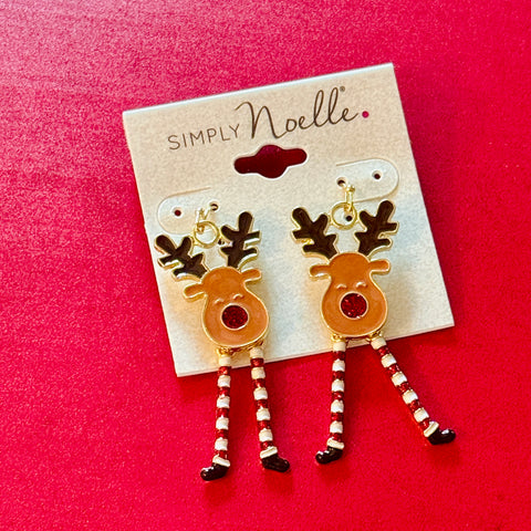 Novelty Holiday Dangle Leggy Earrings