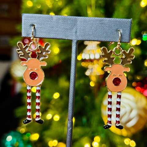 Novelty Holiday Dangle Leggy Earrings
