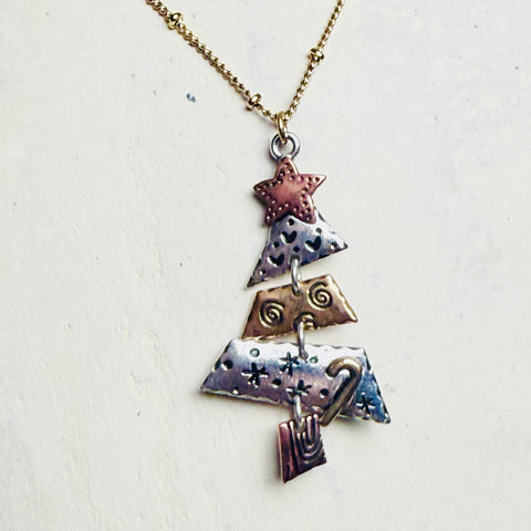 Novelty Holiday Earring and Necklace Set For Just Jill