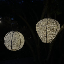 Load image into Gallery viewer, LUMIZ Battery Powered LED  Set of 2 Balloon and Round Lanterns
