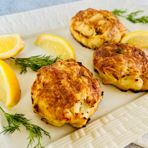 Mother Nature's Sun "King Cake" Crab Cakes