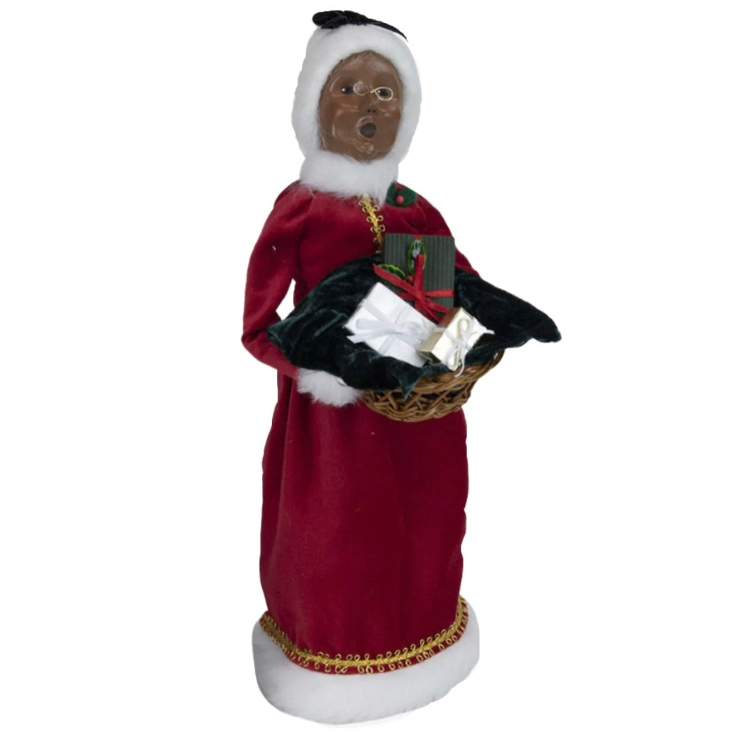Byers' Choice African American Mrs Claus w/ Basket