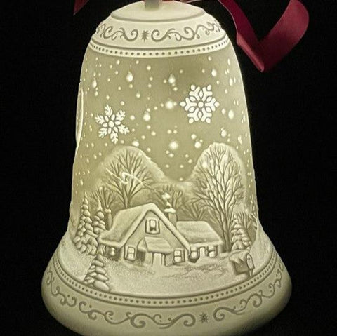 Luumii Lights Christmas Bell Ornament