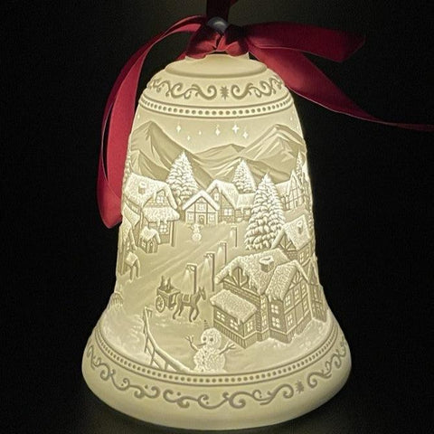 Luumii Lights Christmas Bell Ornament