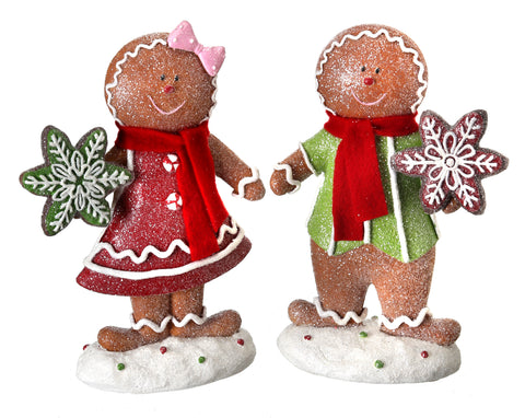 Gingerbread Boy and Girl with Cookies for Just Jill