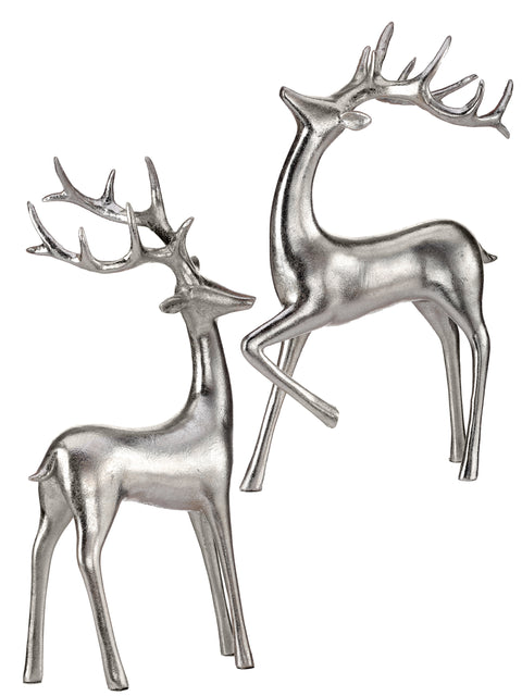 Set of 2 Sleek Modern Reindeer for Just Jill