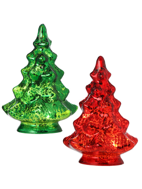 Set of 2 Glass Trees for Just Jill