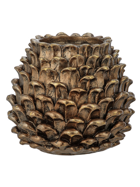 Set of 2 Pinecone Candle Holders for Just Jill