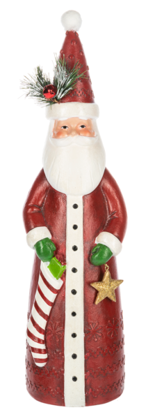 Christmas Wishes Vintage Inspired 15" Santa For Just Jill