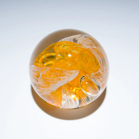 Epiphany Studios Hand-Blown Glass Circle of Life Paperweight