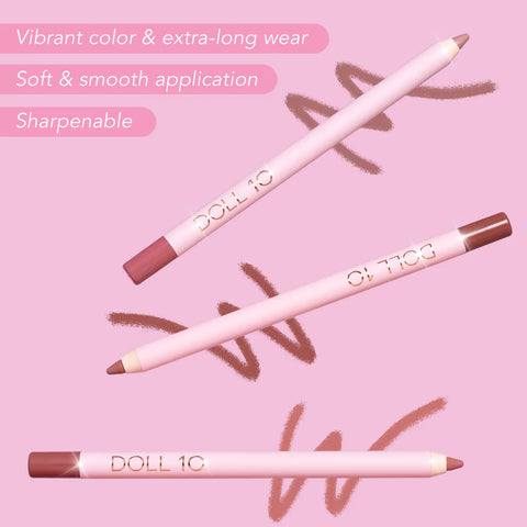 Doll 10 The Cheat Codes DollPro Lip Liners with Sharpener