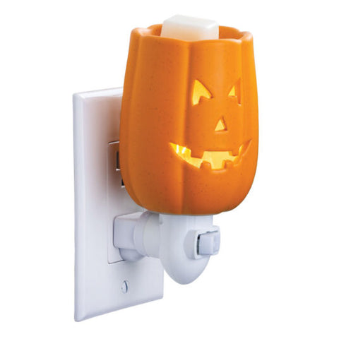 Candle Warmers Jack O’ Lantern Pluggable Fragrance Warmer w/ Just Jill Wax Melts