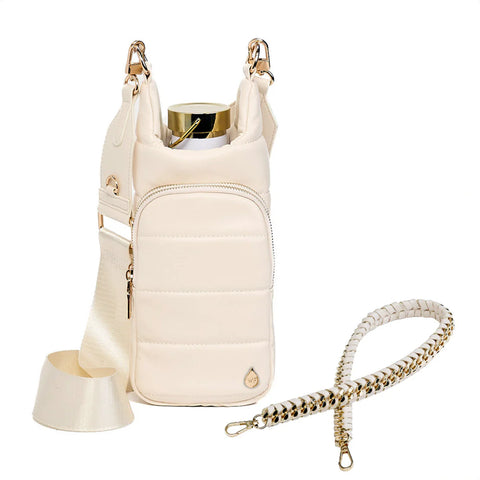 WanderFull Ivory Vegan Leather Hydrobag® with Strap Bundle