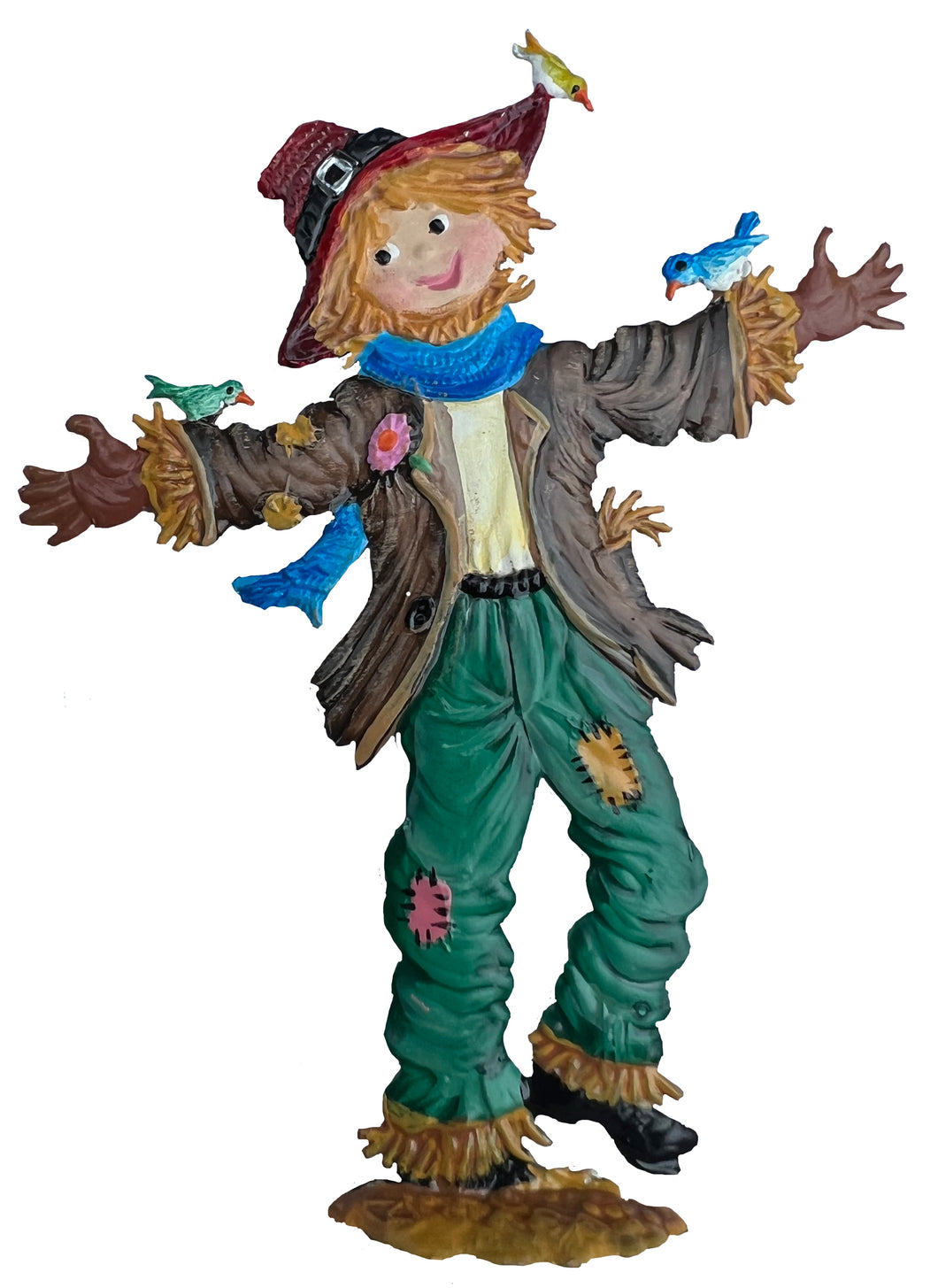 Scarecrow Hand Painted German Pewter Figurine