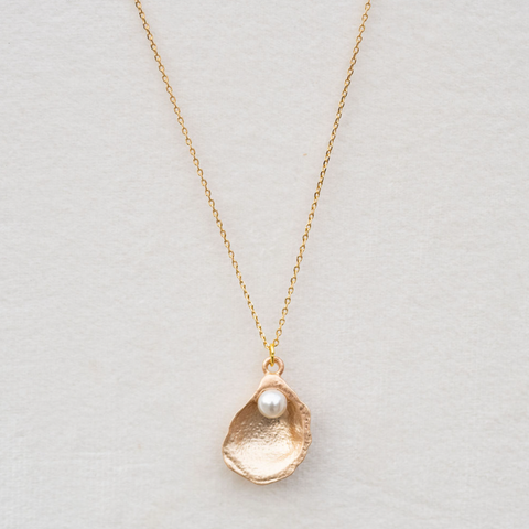 Grit and Grace Oyster Pearl Necklace