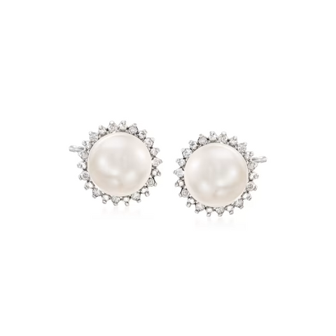 Earrings Ross And Simons Pearls Ross-Simons Cultured Pearl Spider