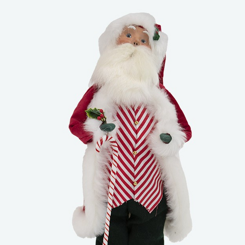 Byers' Choice Peppermint Santa